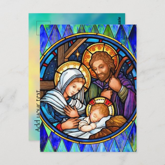 Geburt Postkarte (Vorne/Hinten)