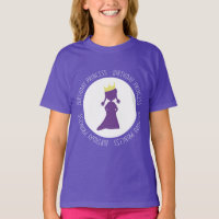 Geburt Prinzessin Lila Silhouette Mädchen