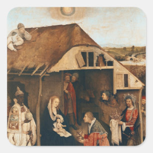 Geburt Quadratischer Aufkleber