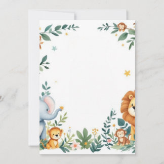 Geburt Savane-Elefanten-Tiere Ankündigung