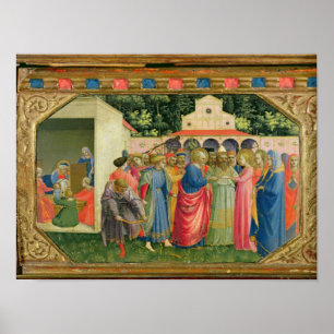 Geburt und Ehe der Jungfrau Poster