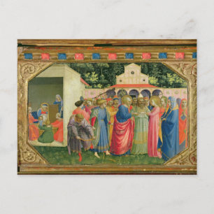 Geburt und Ehe der Jungfrau Postkarte