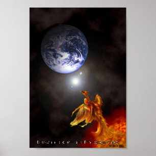 Geburt von einem Phoenix Poster