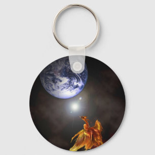 Geburt von einem Phoenix Schlüsselanhänger