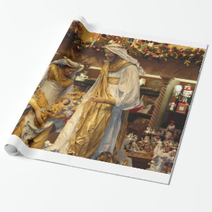 Geburt von Jesus mit Mary und Joseph Geschenkpapier