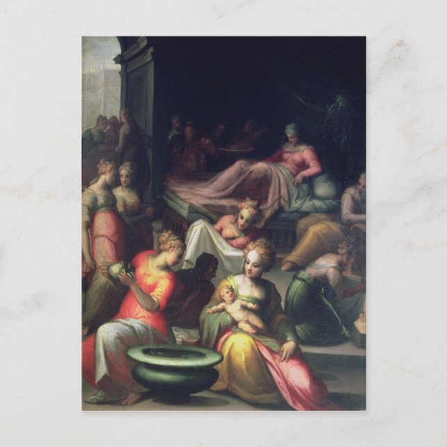 Geburt von John dem Täufer Postkarte (Vorderseite)