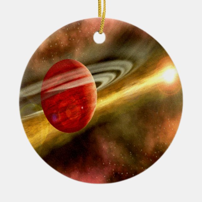 Geburt von Saturn Keramikornament (Vorne)