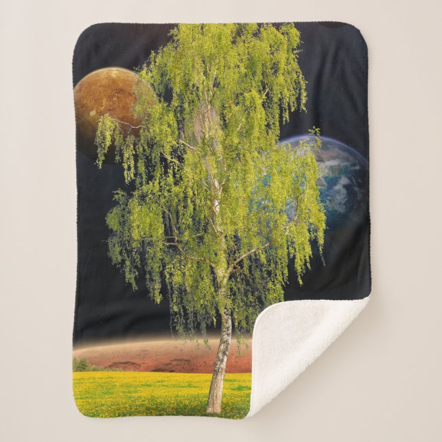 Geburt von zwei Welten Sherpadecke (Vorderseite)