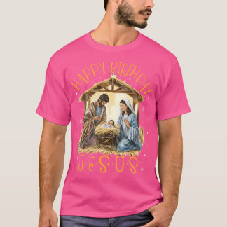 Geburt Weihnachten Weihnachten Geburt Geburt Gebur T-Shirt