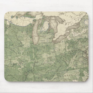 Geburtenrate USA, Statistischer US-Lithograph Mousepad