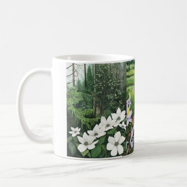 Gebürtige Blume 3 Tasse (Links)