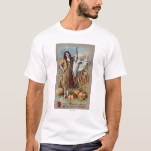 Gebürtige Frau, welche die Türkei hält T-Shirt