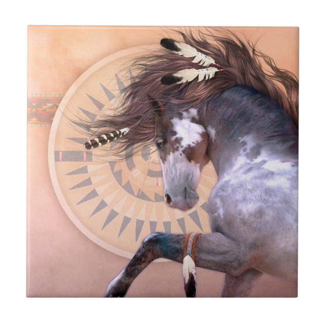 Gebürtige Kunst-Fliese des Geist-I Fliese (Vorderseite)