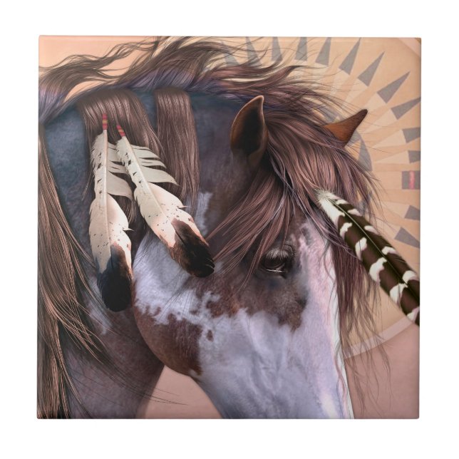 Gebürtige Kunst-Fliese des Geist-II Fliese (Vorderseite)