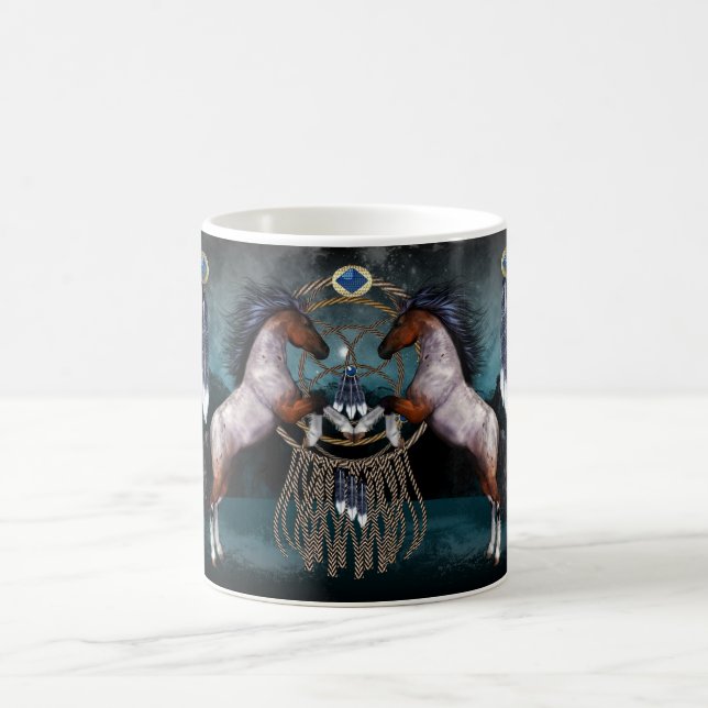 Gebürtiger Amerikaner-Art-Pferdegeschenk-Tasse Tasse (Mittel)