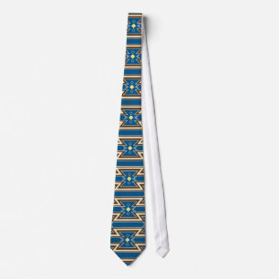 Gebürtiger Amerikaner-Krawatten-Blau mit Krawatte