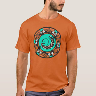 GEBÜRTIGER AMERIKANER Mandala-Eidechsen-T - Shirt