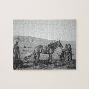 Gebürtiger AmerikanerCreeleute des Westerns Puzzle