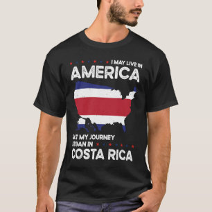 Gebürtiger Costa-Ricaner Costa Rica Amerikaner USA T-Shirt
