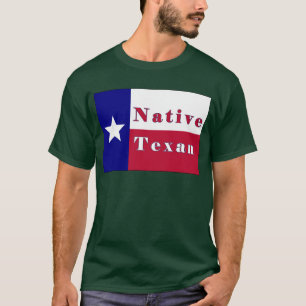 Gebürtiger Texan-einzige Stern-Flagge T-Shirt