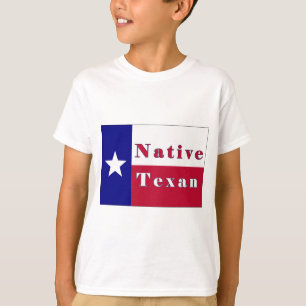 Gebürtiger Texan-einzige Stern-Flagge T-Shirt