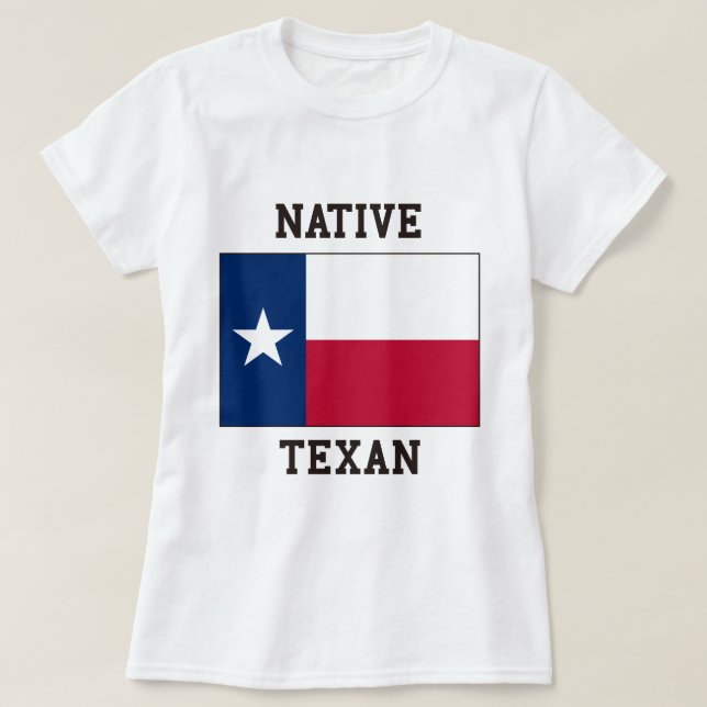 Gebürtiger Texan T-Shirt (Design vorne)