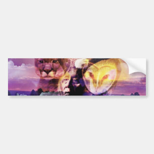 Gebürtiger Ureinwohner-Krieger Autoaufkleber