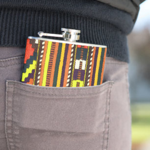 Gebürtiger Ureinwohnergelbentwurf Flachmann