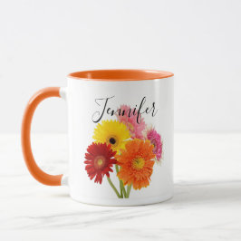 Geburtmonat Blume April personalisierter Schlamm Tasse