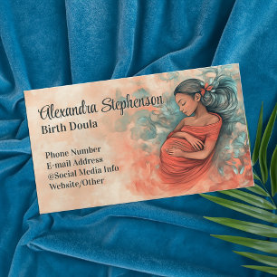 Geburts-Doula Mutter Baby Kunst Natürliches Gebäre Visitenkarte