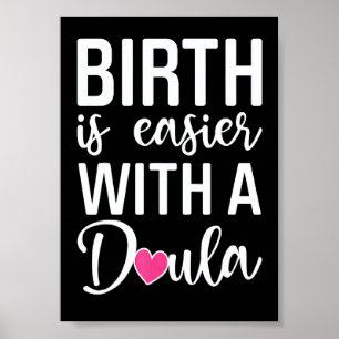 Geburts-Doula Stolze Geburtshelferin Schwangerscha Poster