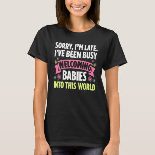 Geburts-Doula Stolze Geburtshelferin Schwangerscha T-Shirt