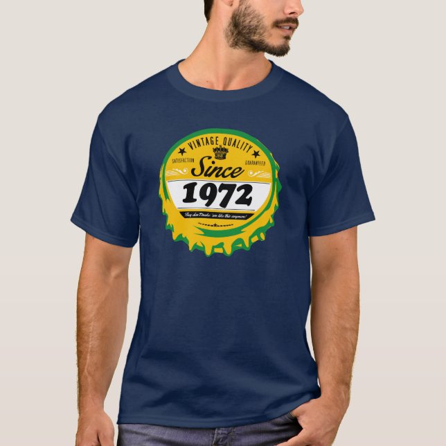 Geburts-Jahr-T - Shirts - 1972 (Vorderseite)