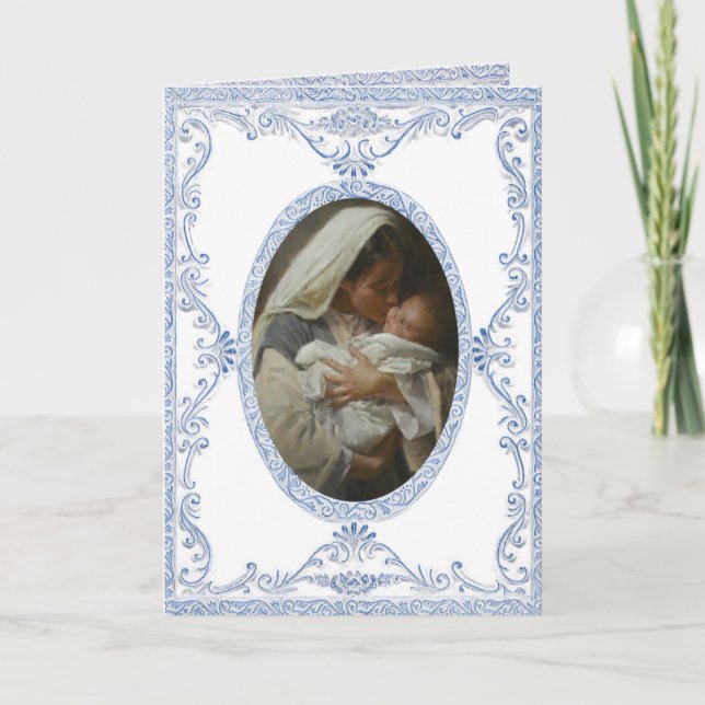 Geburts-Mitteilung Ankündigung (Vorderseite)