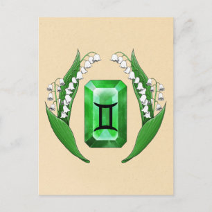 Geburts-Monat kann Zwillinge Postkarte