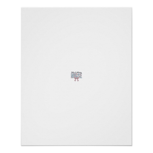 Geburts- und Entbindungspflege Krankenschwester Fl Poster (Vorderseite)