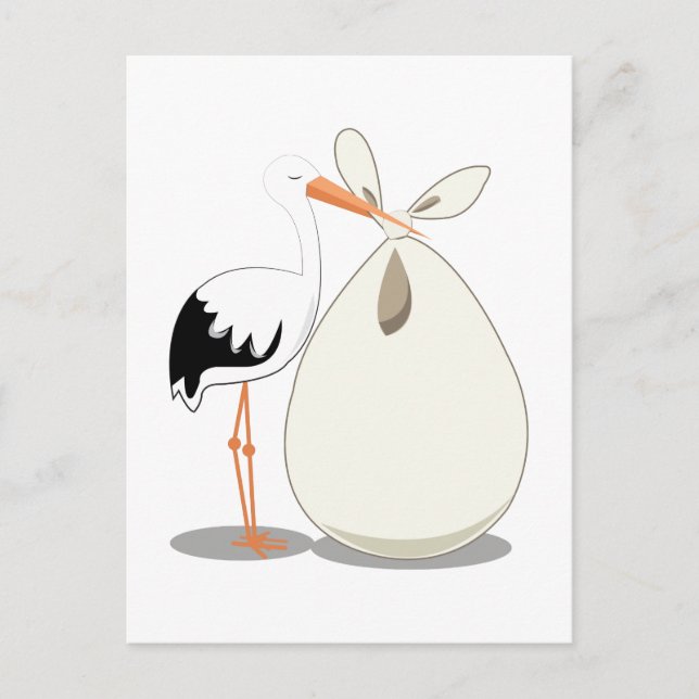 Geburtsankündigung Ankündigungspostkarte (Vorderseite)