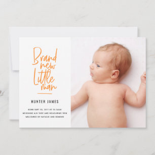 Geburtsankündigung eines handgezogenen Babys Ankündigung