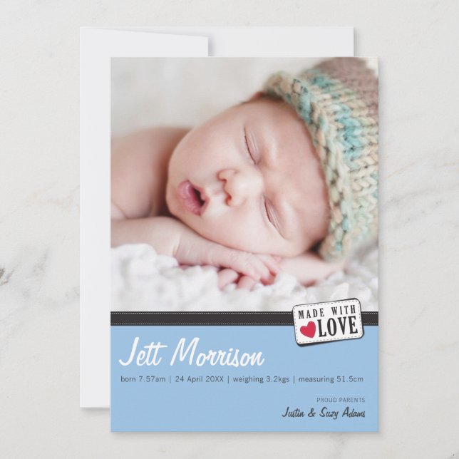 GEBURTSANKÜNDIGUNG: Foto aus Liebe 3: Ankündigung (Vorderseite)