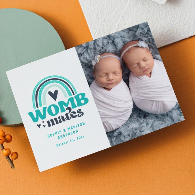 Geburtsankündigung Foto Postkarte | Mütter (Von Creator hochgeladen)