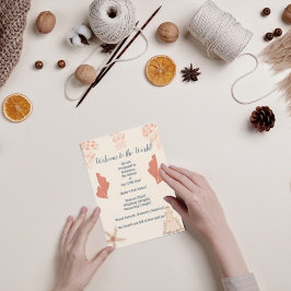 Geburtsankündigung von Baby an Bord Einladung