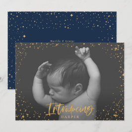 Geburtsankündigung zur Einführung von Goldskriptst Ankündigung