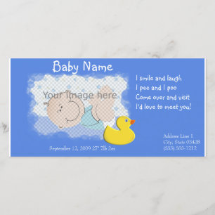 Geburtsanzeige Ankündigung