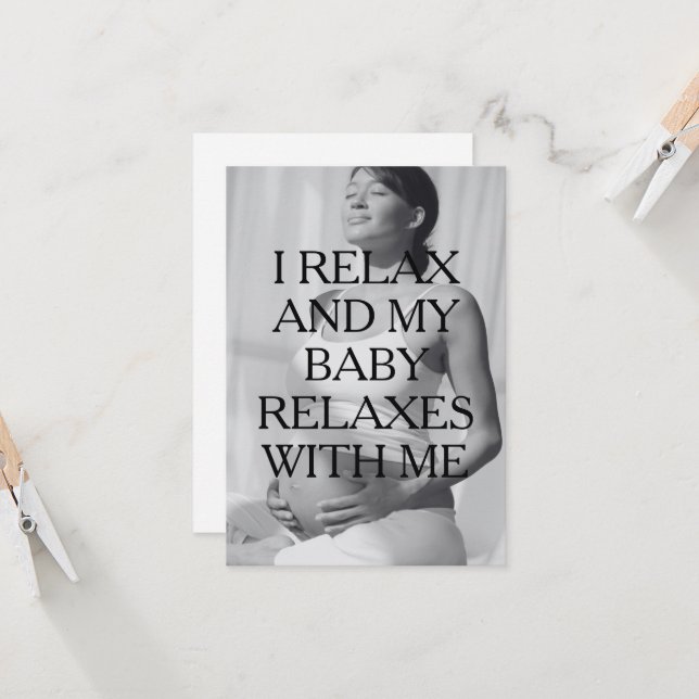 Geburtsbestätigungskarten (Vorderseite/Rückseite Beispiel)