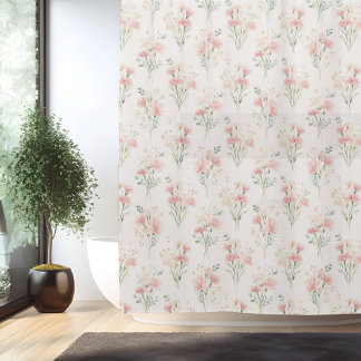 Geburtsblume Januar Nelke Duschvorhang