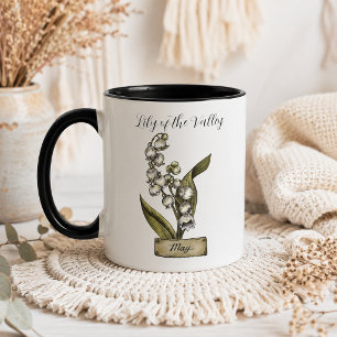Geburtsblume Mai Geburtstags-Liliental Tasse