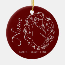 Geburtsdaten Custom Ornament