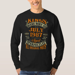 Geburtsdatum für Könige Geboren im Juli 1987 35 T-Shirt
