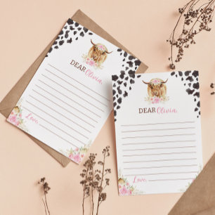 Geburtsdatum Kapsel-Merkkarte der Kuh Dankeskarte