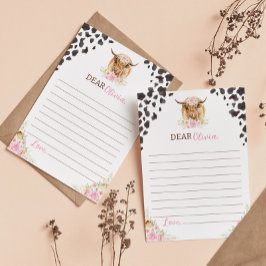 Geburtsdatum Kapsel-Merkkarte der Kuh Dankeskarte